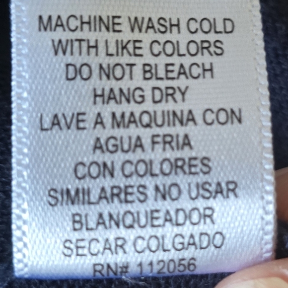 Zenana Outfitters: Long Sleeve Cold Shoulder Sweater, Navy Blue, Small, Soft - Picture 4 of 10